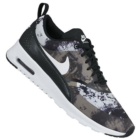 nike air max thea print herren pantoffeln black white 1002|Nike Air Max Thea Shoes .